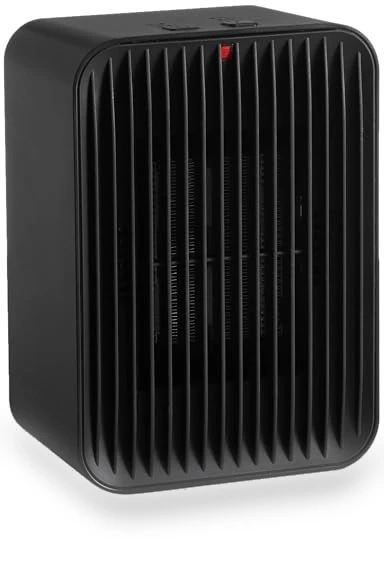 Ceramic Space Heater with 3 Heat Settings, Temperature Control — Portable Heating Solutions, Amazon Basics