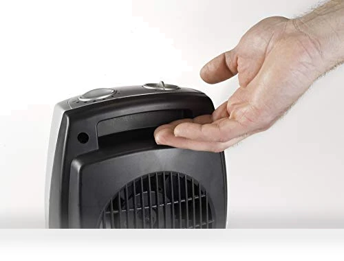 Desktop Electric Ceramic Space Heater with Adjustable Thermostat — Portable Heating Solutions, Lasko