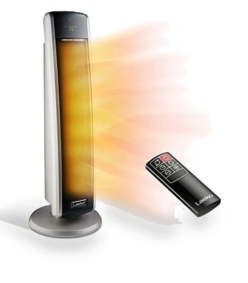 Digital Ceramic Tower Heater for Large Rooms with Remote Control — Home Climate Control, Lasko