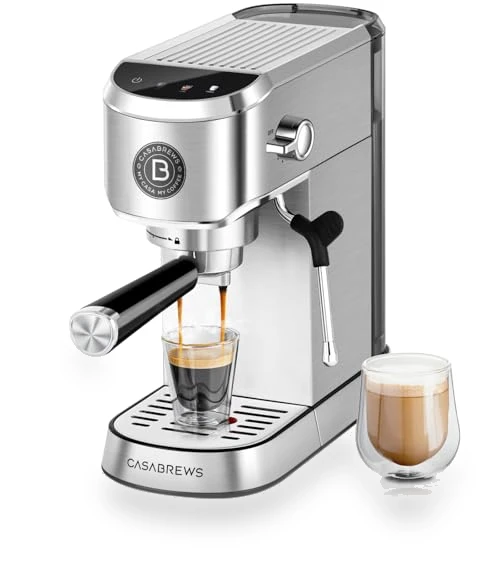 20 Bar Espresso Machine with Milk Frother — Coffee & Espresso Combos, CASABREWS