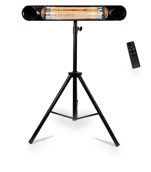 Infrared Electric Patio Heater - 1500W Indoor/Outdoor Portable Heater — Patio Heaters, Briza