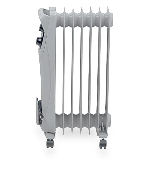 Oil-Filled Radiator Space Heater with Adjustable Thermostat — Portable Heating Solutions, Comfort Zone