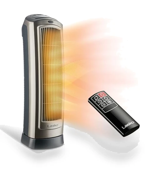 Digital Ceramic Tower Heater with Remote Control — Air Moisturizers, Lasko