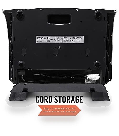 Infrared Space Heater with Remote Control, Energy Efficient — Heater Spare Components, Heat Storm