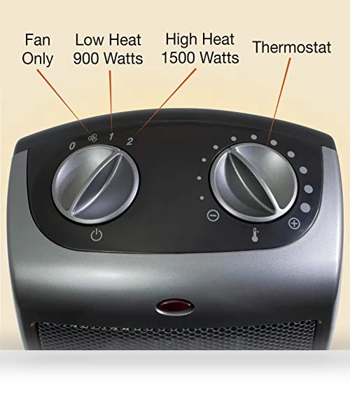 Portable Indoor Electric Ceramic Space Heater with Thermostat — Portable Heating Solutions, Lasko