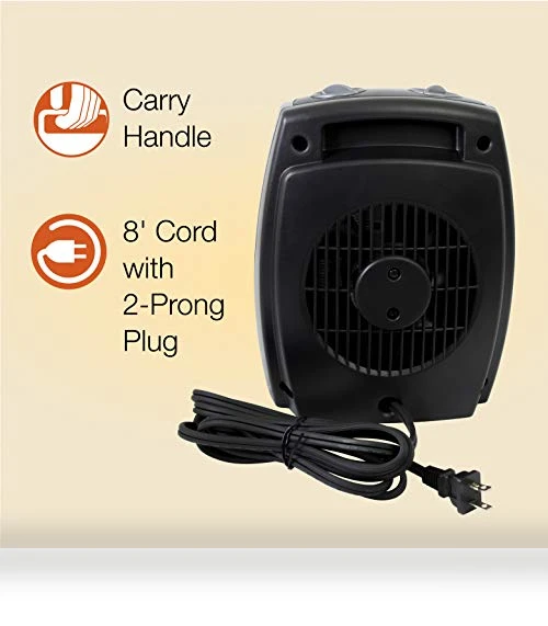 Portable Indoor Electric Ceramic Space Heater with Thermostat — Portable Heating Solutions, Lasko