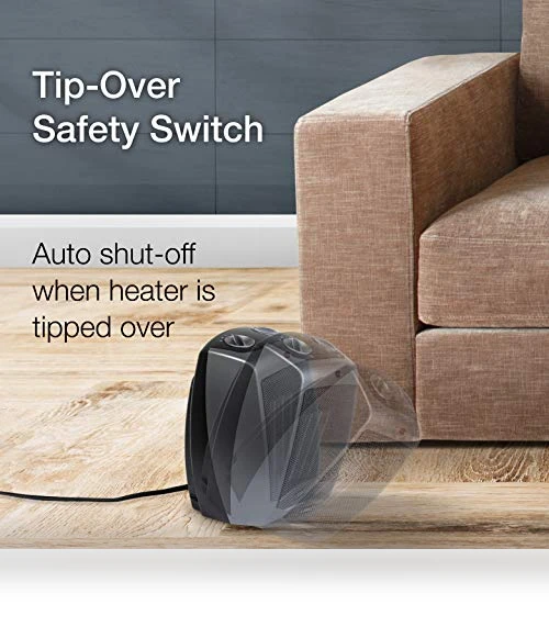 Portable Indoor Electric Ceramic Space Heater with Thermostat — Portable Heating Solutions, Lasko