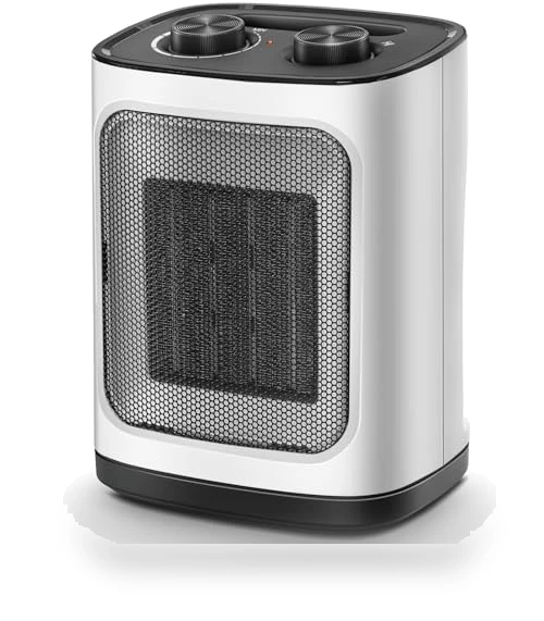 Portable Electric Space Heater with Thermostat, 1500W — Portable Heating Solutions, Kismile