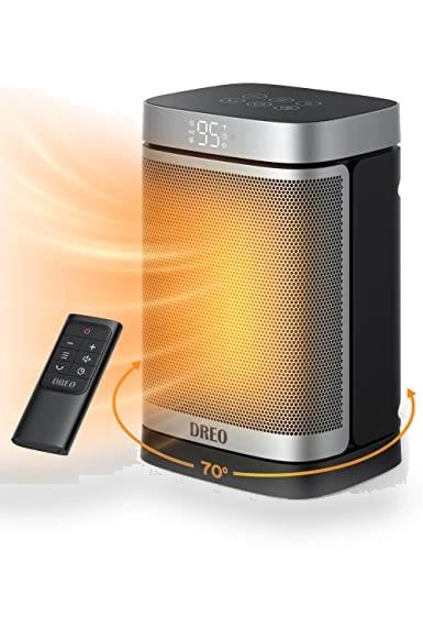 Portable Electric Space Heater with Remote, 1500W PTC Ceramic Heater — Portable Heating Solutions, Dreo