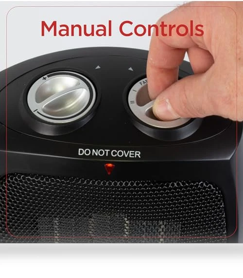 Portable Space Heater with Carry Handle, 1500W — Portable Heating Solutions, BLACK+DECKER