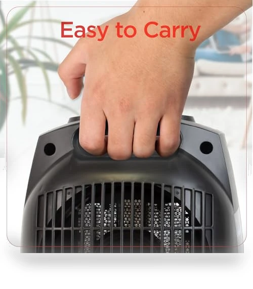 Portable Space Heater with Carry Handle, 1500W — Portable Heating Solutions, BLACK+DECKER