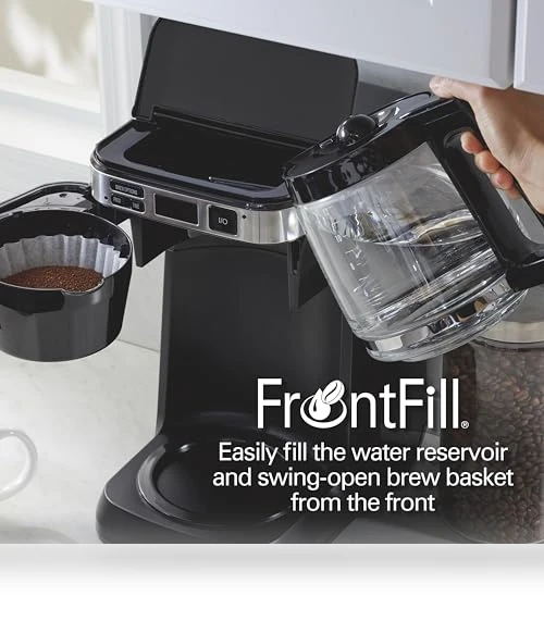 Programmable Drip Coffee Maker, 12 Cups, Front Access Easy Fill — Coffee Makers, Hamilton Beach