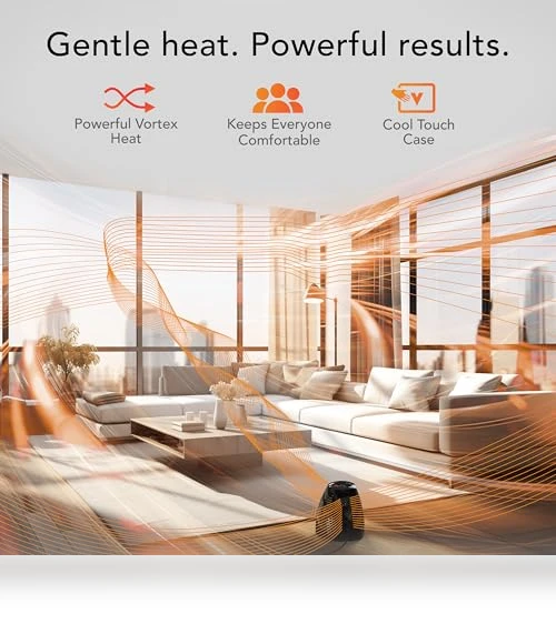 Space Heater with Adjustable Thermostat and Safety Features — Portable Heating Solutions, Vornado