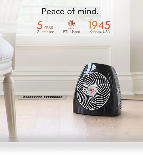 Space Heater with Adjustable Thermostat and Safety Features — Portable Heating Solutions, Vornado