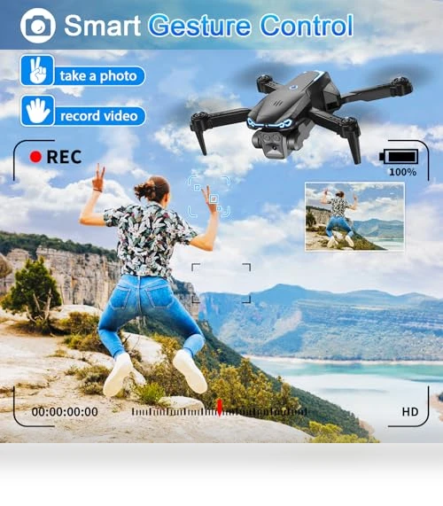 FPV Foldable Drone with 1080P HD Camera — Drones, Naseto