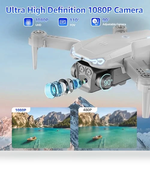 1080P HD Mini FPV Drone with Camera for Kids & Adults — Drones, X-shop