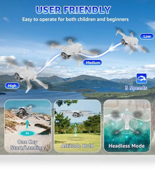 1080P HD Mini FPV Drone with Camera for Kids & Adults — Drones, X-shop
