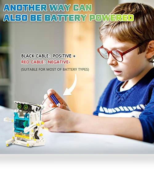 13-in-1 Solar Power Robots Creation Toy, Educational DIY Robotics Kit — Solar Power, Bottleboom