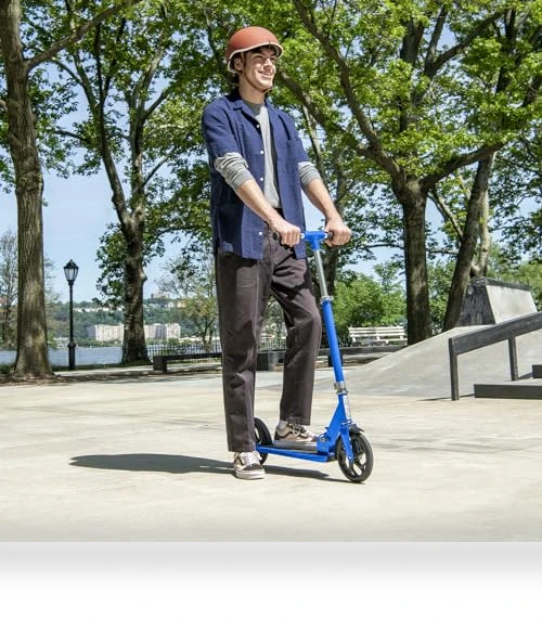 2-Wheel Kick Scooter with Adjustable Handlebar and Rear Brake — Push Scooters, Jetson