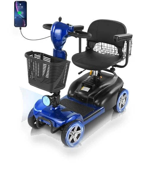 4 Wheels Mobility Scooter for Adults & Seniors Up to 300LBS — Mobility Scooters, Mbxcooter