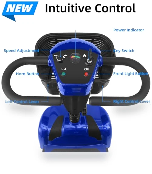 4 Wheels Mobility Scooter for Adults & Seniors Up to 300LBS — Mobility Scooters, Mbxcooter