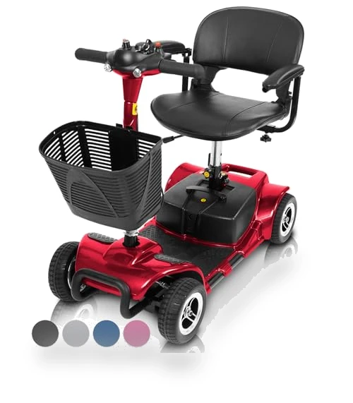 4 Wheel Mobility Scooter - Electric Powered Wheelchair Device for Adults and Elderly — Push Scooters, Vive Health