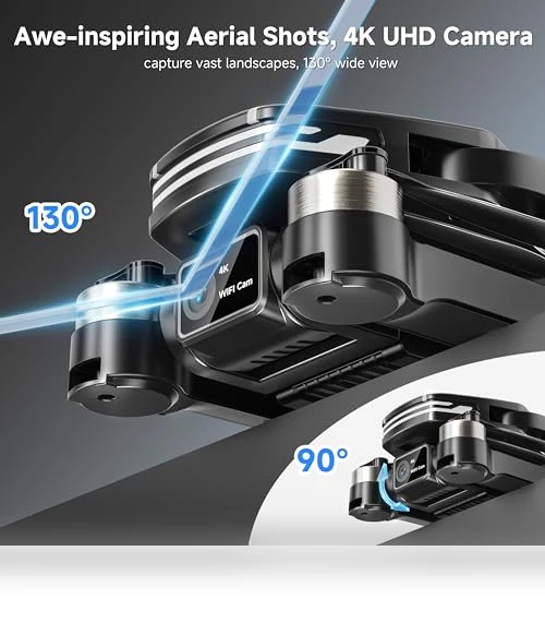 4K Brushless Motor Drone with Camera, FPV, WiFi, Voice Control — Drones, PLEGBLE