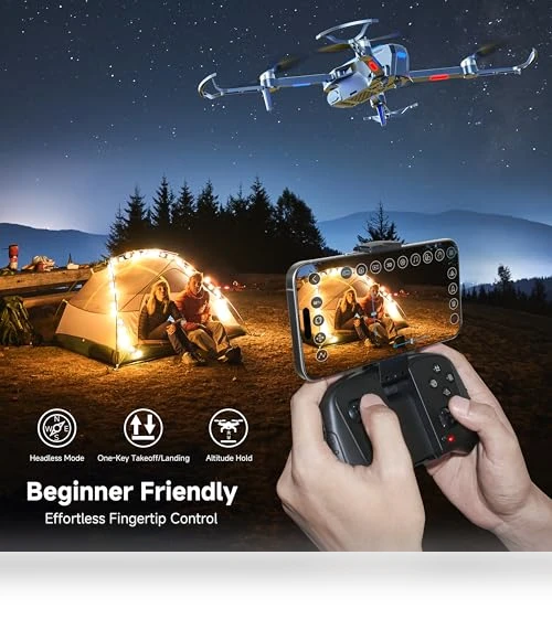 4K Brushless Motor Drone with Camera, FPV, WiFi, Voice Control — Drones, PLEGBLE