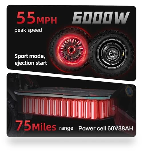 6000W High-Speed Electric Scooter with 75 Miles Range — Electric Self-Balancing Scooters, Ornped
