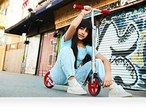 A5 Lux Kick Scooter for Kids - 8" Urethane Wheels, Adjustable Handlebar, Foldable — Push Scooters, Razor