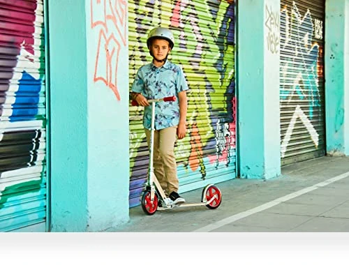 A5 Lux Kick Scooter for Kids - 8" Urethane Wheels, Adjustable Handlebar, Foldable — Push Scooters, Razor