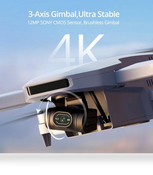 3-Axis Gimbal 4K GPS Drone Under 249g with Visual Tracking — Drones & UAV Technology, Potensic