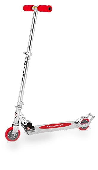 Kick Scooter for Kids with Wheelie Bar - Lightweight, Foldable, Adjustable Handlebars — Push Scooters, Razor
