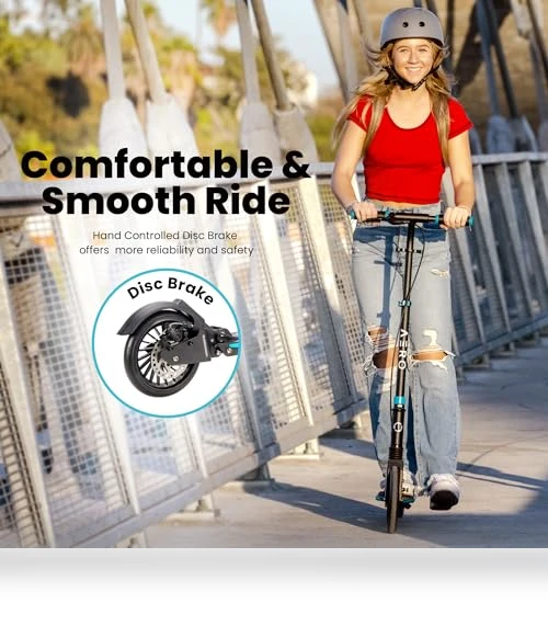 Big Wheel Kick Scooter for Kids, Teens, and Adults — Push Scooters, AERO MOBILITY