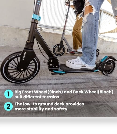 Big Wheel Kick Scooter for Kids, Teens, and Adults — Push Scooters, AERO MOBILITY