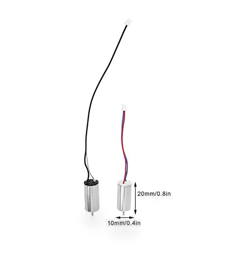 Micro Motor 4Pcs Set, 10x20mm Brush Motor, 44000RPM, Low Noise for Robotics — 3D Printer Motors, Acogedor