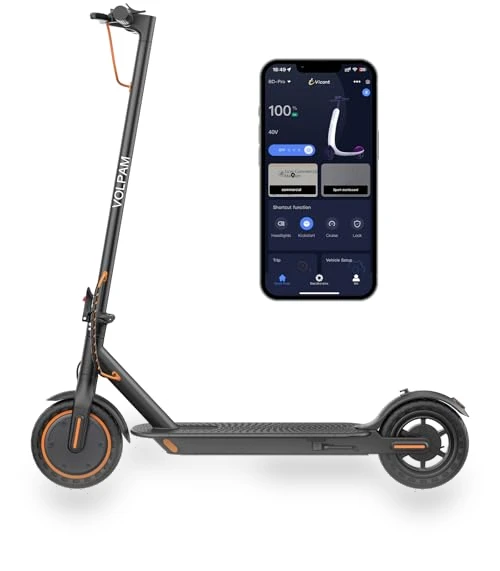 Electric Scooter, 350W/500W Motor, 12-28 Miles Range, 16-21 MPH, Solid Tires, for Adults and Teens — Electric Self-Balancing Scooters, VOLPAM