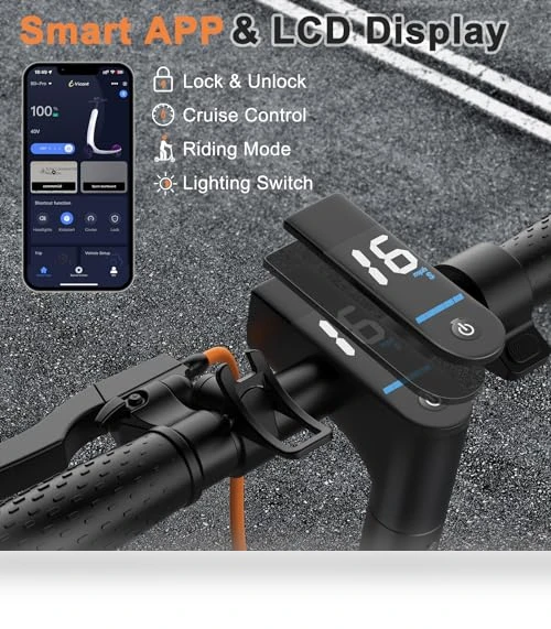 Electric Scooter, 350W/500W Motor, 12-28 Miles Range, 16-21 MPH, Solid Tires, for Adults and Teens — Electric Self-Balancing Scooters, VOLPAM