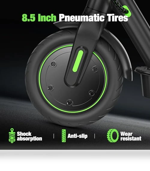 Electric Scooter for Adults with Long Range and Dual Shock Absorbers — Push Scooters, isinwheel