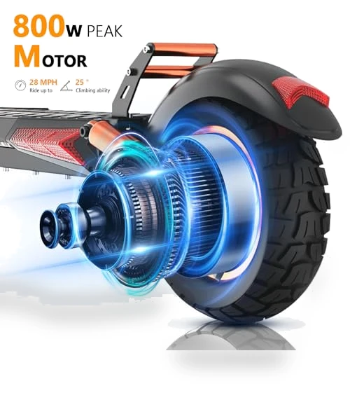 Electric Scooter with Seat 10" Off Road Pneumatic Tires Long Range Motorized e-Scooter — Electric Vehicles, IENYRID