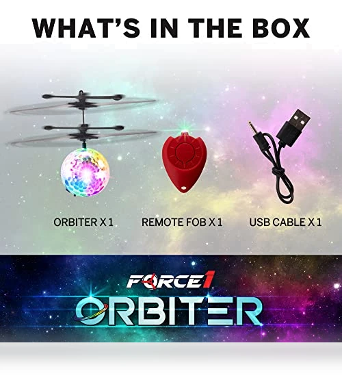 Flying Orb Ball Toy Hand Operated Spinner Drones for Kids - Mini UFO Drone Toys with Remote — Drones & UAV Technology, Force1
