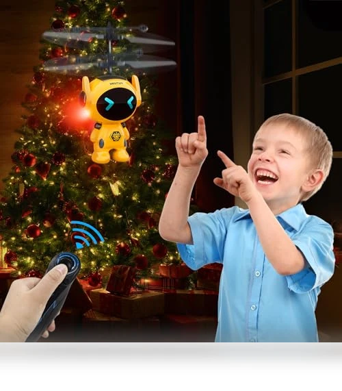 Remote Control Flying Robot Toy for Kids and Adults — Interactive Figures & Robots, Tcvents