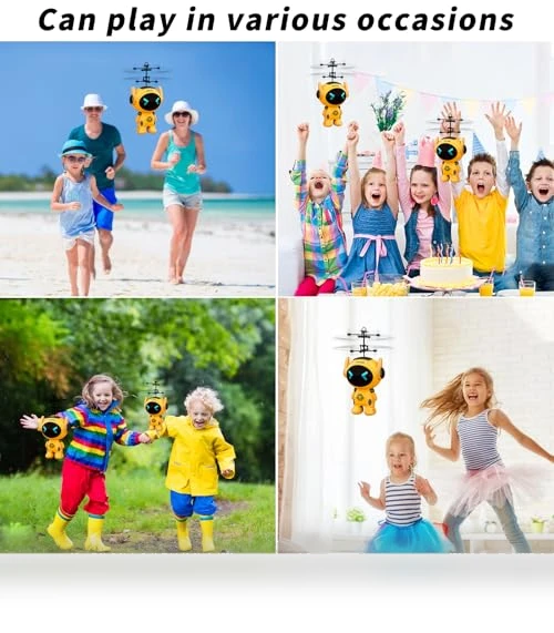 Remote Control Flying Robot Toy for Kids and Adults — Interactive Figures & Robots, Tcvents