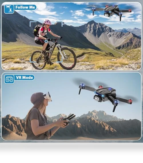 Foldable HD FPV Mini Drone with 1080P Camera — Drones & UAV Technology, Naseto
