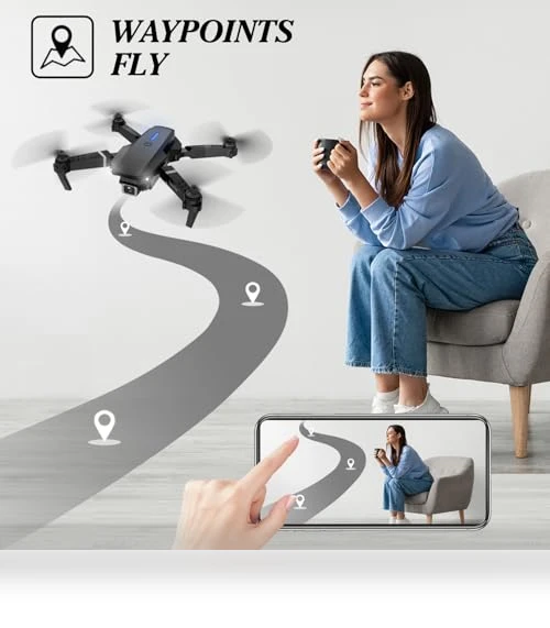 Foldable Mini Drone with 1080p Camera for Kids — Drones & UAV Technology, BeiyoQSZ
