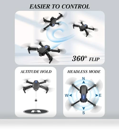 Foldable Mini Drone with 1080p Camera for Kids — Drones & UAV Technology, BeiyoQSZ