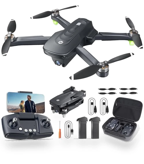 GPS Drone with 4K Camera, Auto Return, Follow Me, Brushless Motor, 46 Mins Flight — Drones, Holy Stone