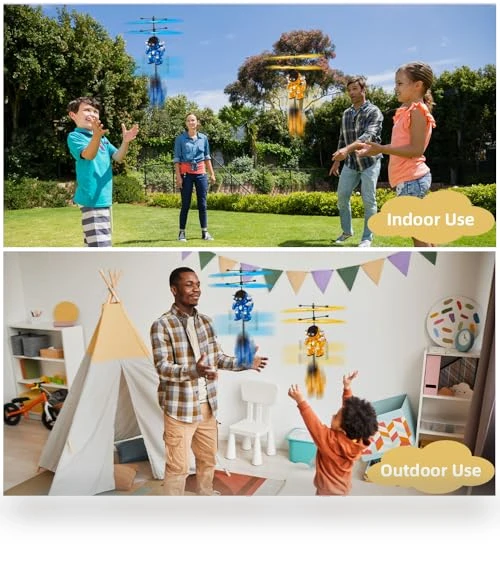 Hand Controlled Drone Toy with LED Light for Kids — Interactive Learning Devices, BYIUA