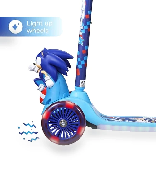 3 Wheeled Self-Balancing Kick Scooter for Kids with Light Up Wheels — Balance Bikes, Voyager