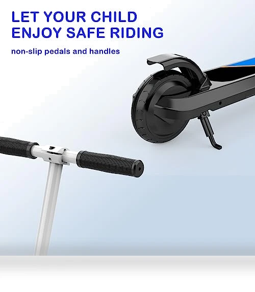 Electric Scooter for Kids with Adjustable Speed and Height — Balance Bikes, LINGTENG
